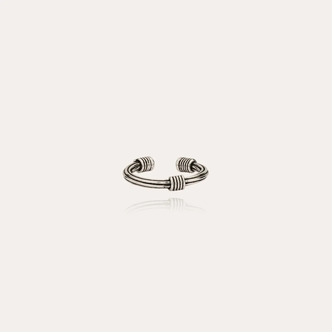 Bague Ariane argentée