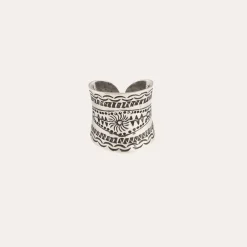 Bague Cancun grand modèle argentée