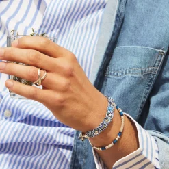 Bague Destinée grand modèle argentée