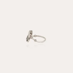 Bague Duality Scaramouche argentée