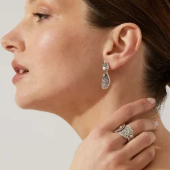 Bague Eclipse argentée