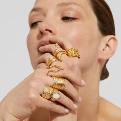 Bague Liane dorée