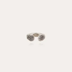 Bague Liane jonc Bis argentée