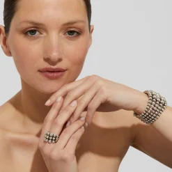 Bague Multiperla argentée