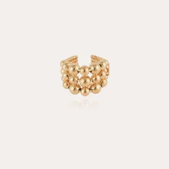 Bague Multiperla dorée