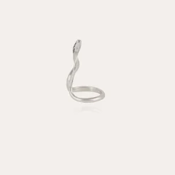 Bague Naja argentée