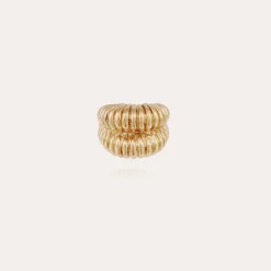 Bague Tiki dorée