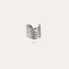 Bague Wave argentée