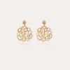 Boucles d'oreilles Arabesque petit modèle dorées