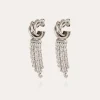 Boucles d'oreilles Atik Riviera mini argentées - Zircone