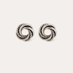 Boucles d'oreilles Atika argentées