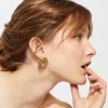 Boucles d'oreilles Atika dorées