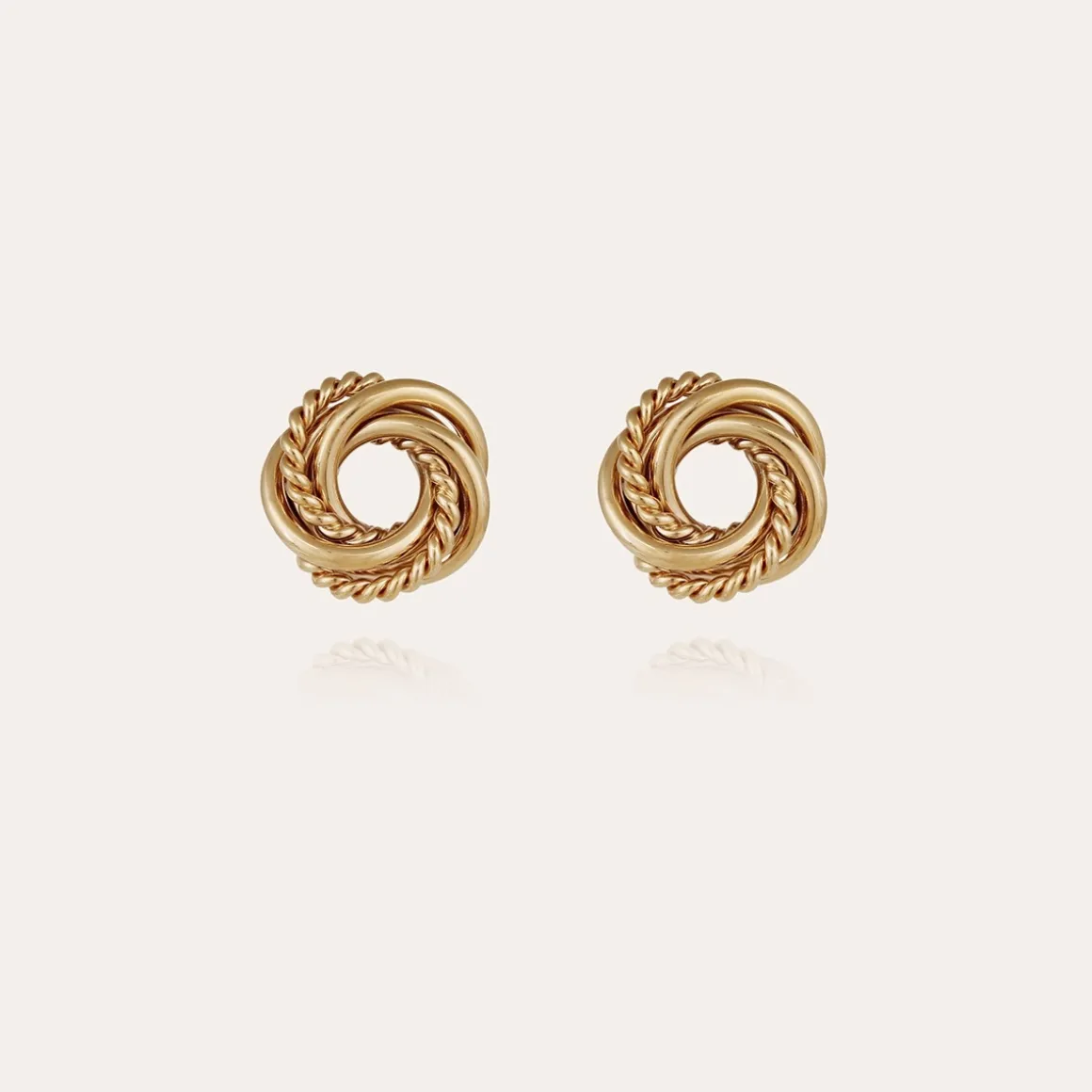 Boucles d'oreilles Atika dorées