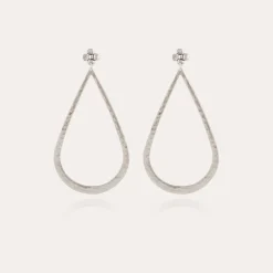 Boucles d'oreilles Bibi argentées