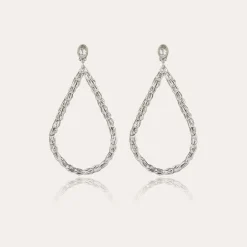 Boucles d'oreilles Bibi Liane argentées