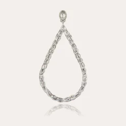 Boucles d'oreilles Bibi Liane argentées