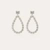 Boucles d'oreilles Bibi Riviera argentées - Zircone