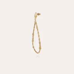 Boucles d'oreilles Bibi Torsade dorées