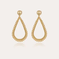 Boucles d'oreilles Bibou dorées