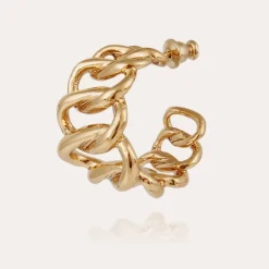 Boucles d'oreilles Bronx créoles dorées