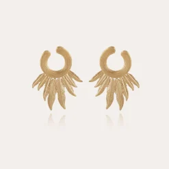 Boucles d'oreilles Caracara dorées