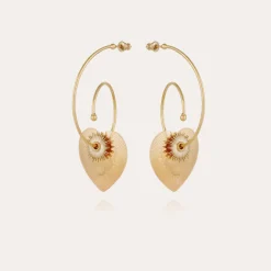 Boucles d'oreilles Céline Love dorées