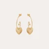 Boucles d'oreilles Céline Love mini dorées