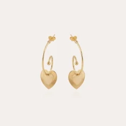 Boucles d'oreilles Céline Love mini dorées