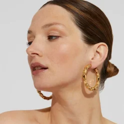 Boucles d'oreilles Colombus dorées