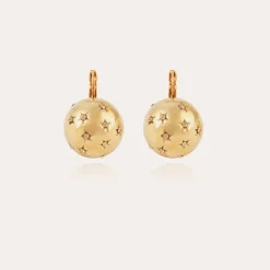Boucles d'oreilles Comète grand modèle dorées