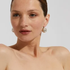 Boucles d'oreilles Comète grand modèle argentées