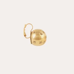 Boucles d'oreilles Comète grand modèle dorées