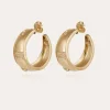 Boucles d'oreilles créoles Idra dorées