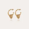 Boucles d'oreilles créoles Maranzana petit modèle dorées