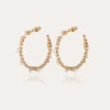 Boucles d'oreilles créoles Orphée dorées