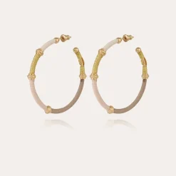 Boucles d'oreilles créoles Zanzifull dorées