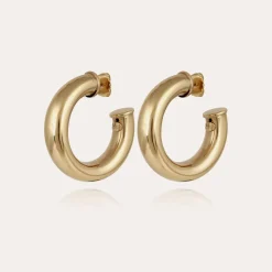Boucles d'oreilles créoles Turner dorées
