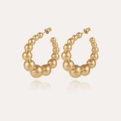 Boucles d'oreilles créoles Andy petit modèle dorées