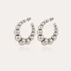 Boucles d'oreilles créoles Andy petit modèle argentées