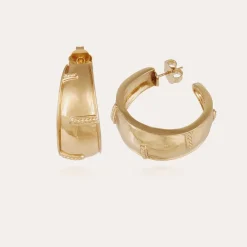 Boucles d'oreilles créoles Idra dorées