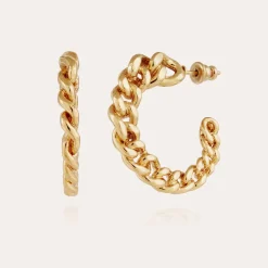 Boucles d'oreilles créoles Bronxy dorées