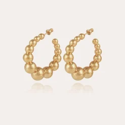 Boucles d'oreilles créoles Andy petit modèle dorées