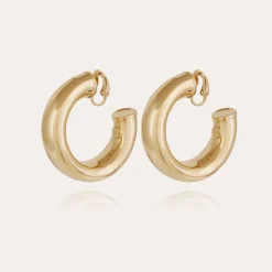 Boucles d'oreilles créoles Turner dorées