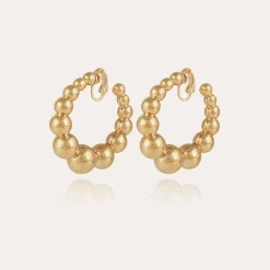 Boucles d'oreilles créoles Andy petit modèle dorées