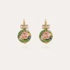 Boucles d'oreilles Décalco dorées
