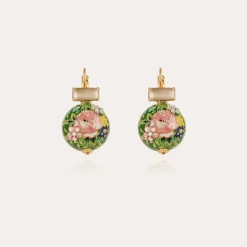 Boucles d'oreilles Décalco dorées