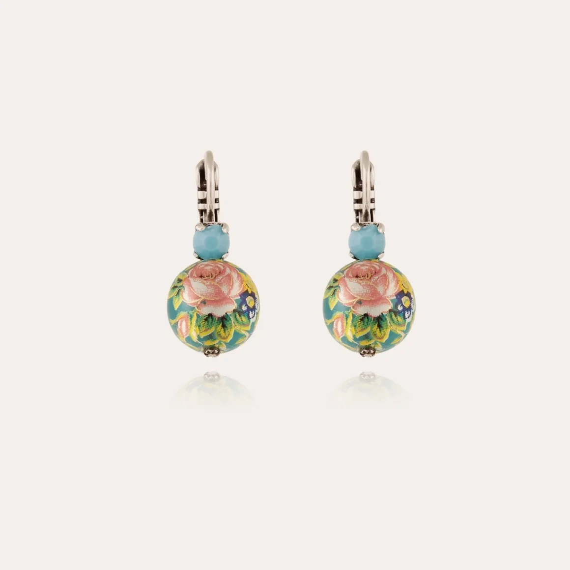 Boucles d'oreilles Décalco mini argentées