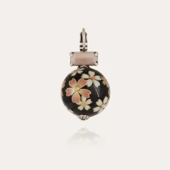 Boucles d'oreilles Décalco argentées