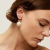 Boucles d'oreilles Decalcia dorées