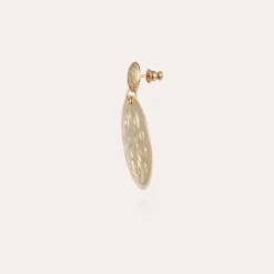 Boucles d'oreilles Diva grand modèle dorées